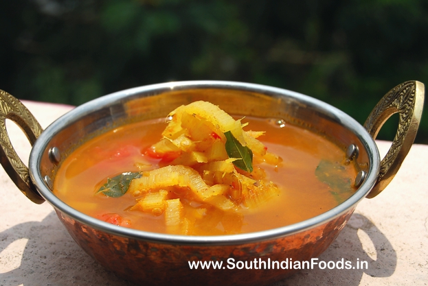 Banana stem rasam