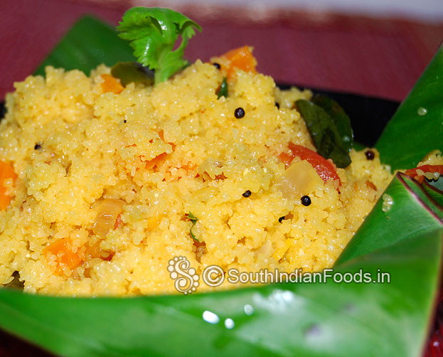 Bansi sooji upma