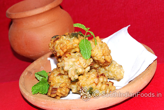 Barley mint vada recipe