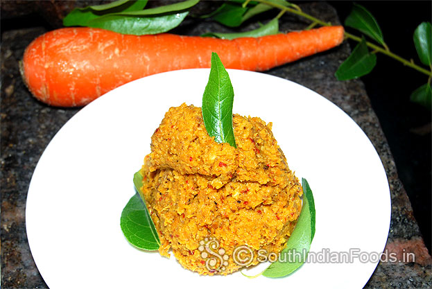 Carrot thuvaiyal