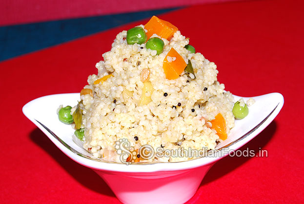 Foxtail millet vegetable kichadi