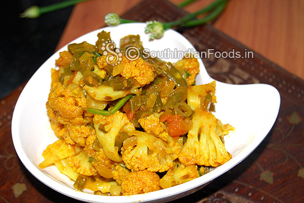 Gobi dry curry