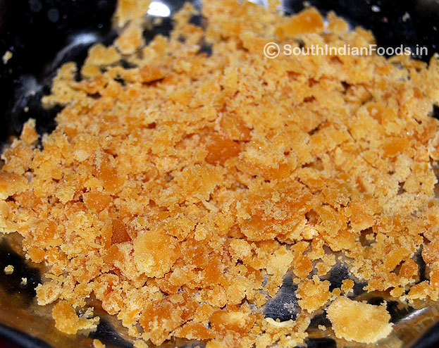 Grated jaggery