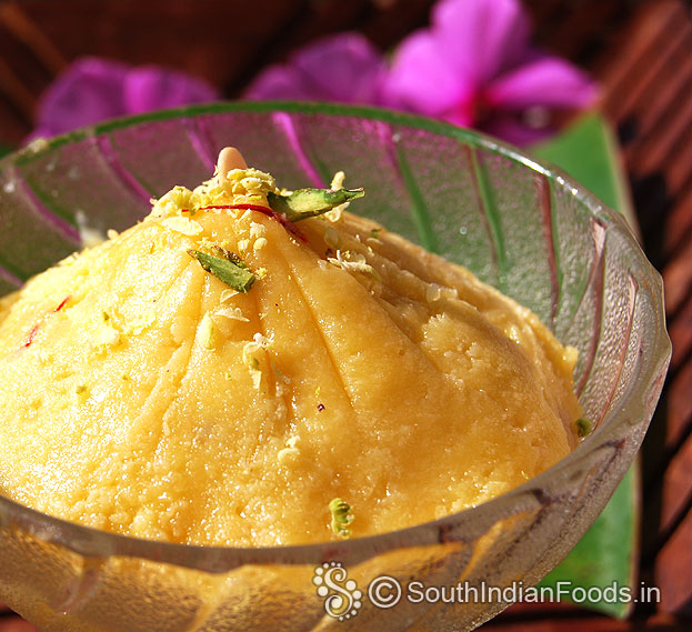 Badam kesar halwa