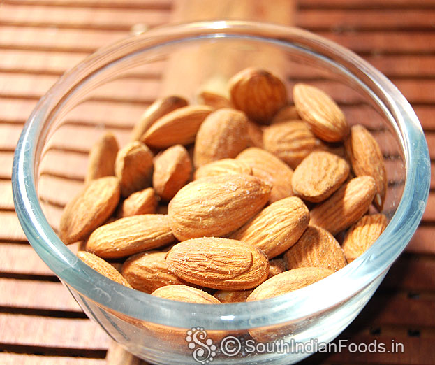 Take 1 cup almond