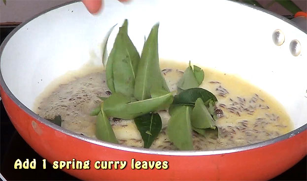 add curry leaves
