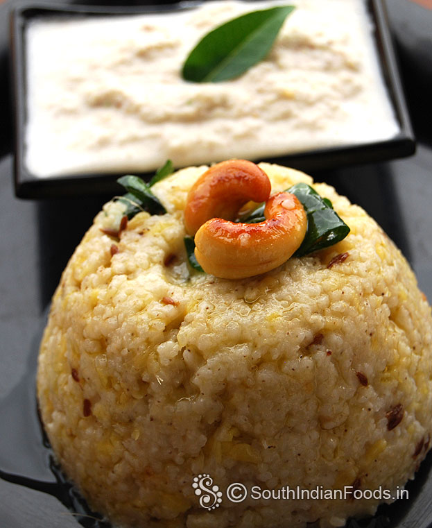 Healthy & delicicous barnyad millet pongal ready