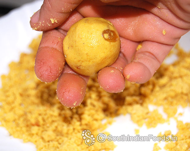 Delicious besan ladoo ready