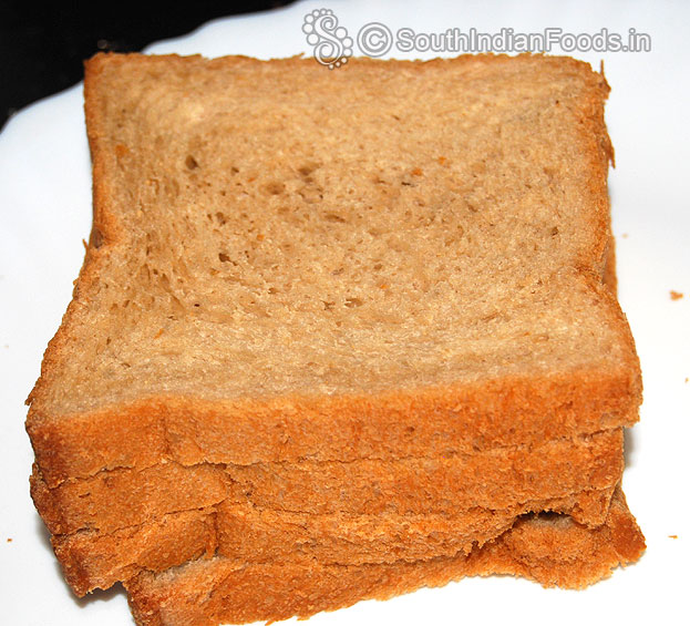 Take brown bread slices