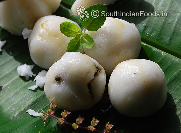 Ellu vellam kozhukattai-Black sesame sweet dumplings