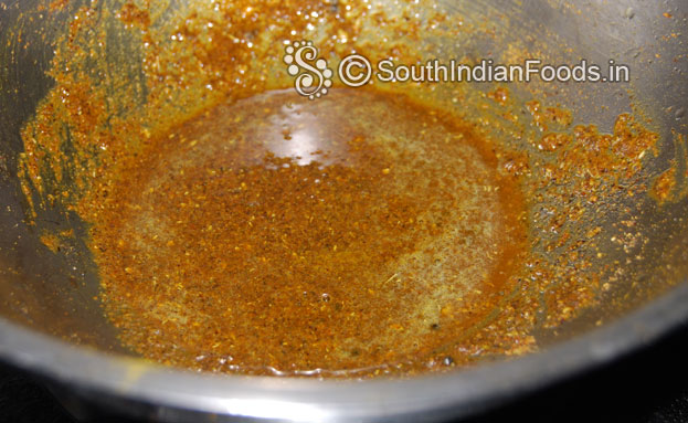 Add freshly ground masala powder & turmeric powder mix well