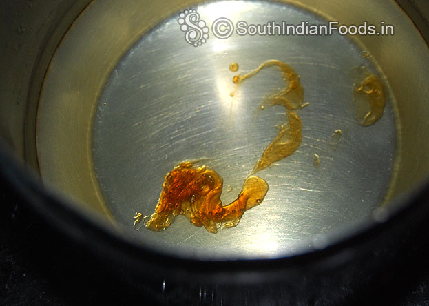 Perfect jaggery syrup consistency, check jaggery syrup in water