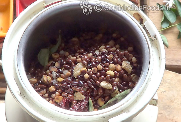 Put all ingredients in a mixer jar, coarsely grind