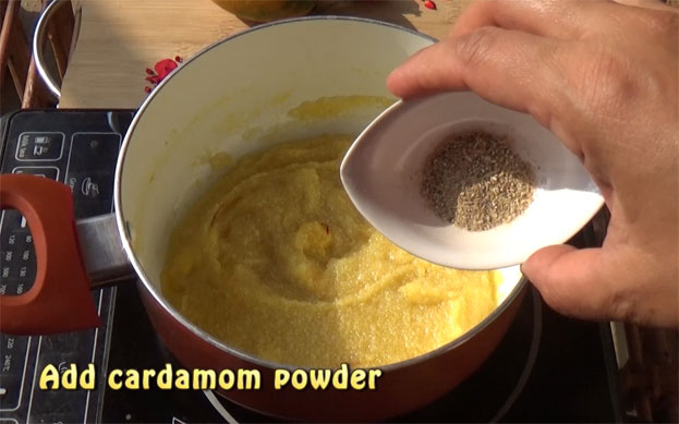 Add cardamom powder