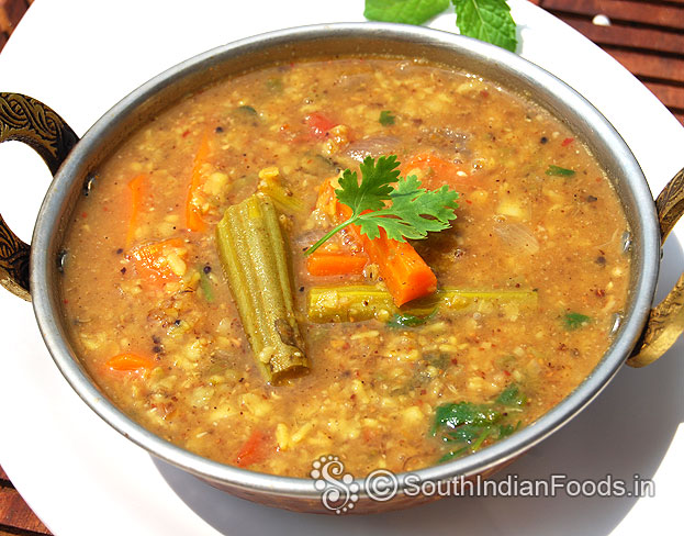 Drumstick carrot curry