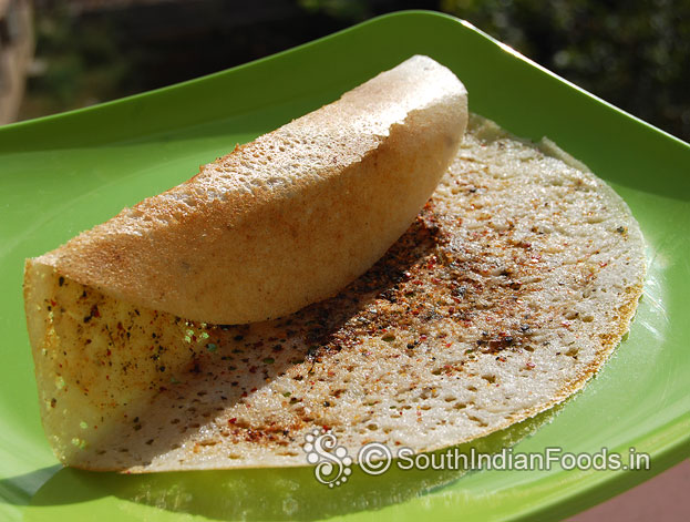 Crispy idli powder dosa