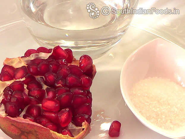 Pomegranate popsicle ingredients