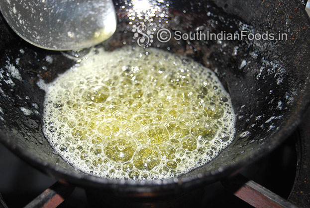 Stir continuously till bubbles disappear