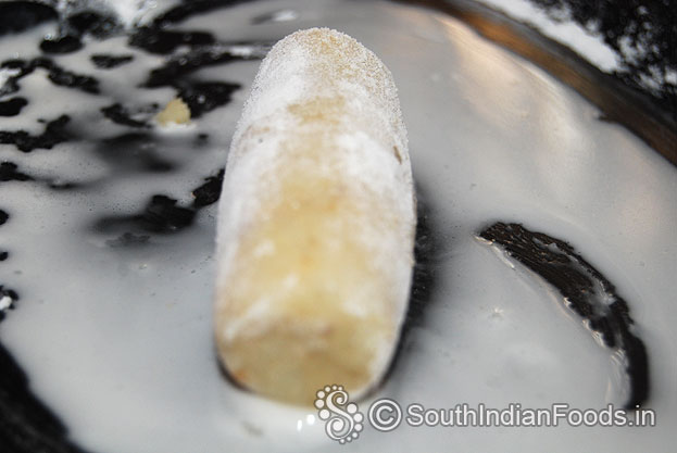 Dip with corn flour mixture