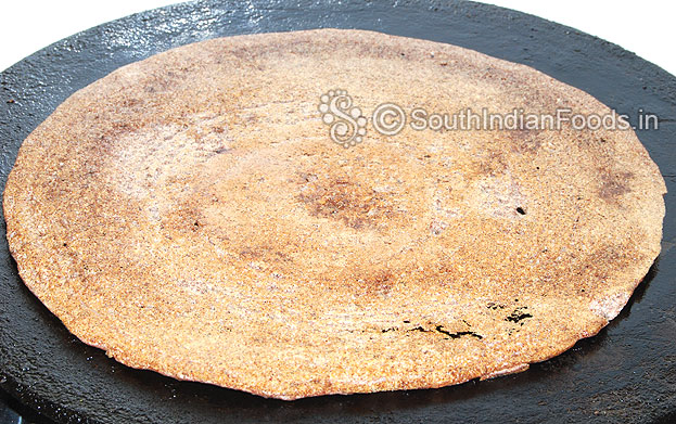Now dosa is ready.Cut off heat
