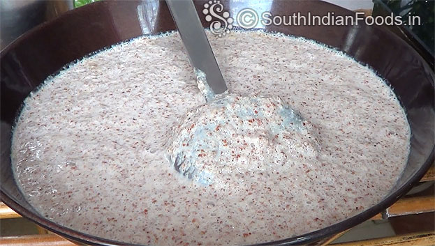 Ragi idli batter