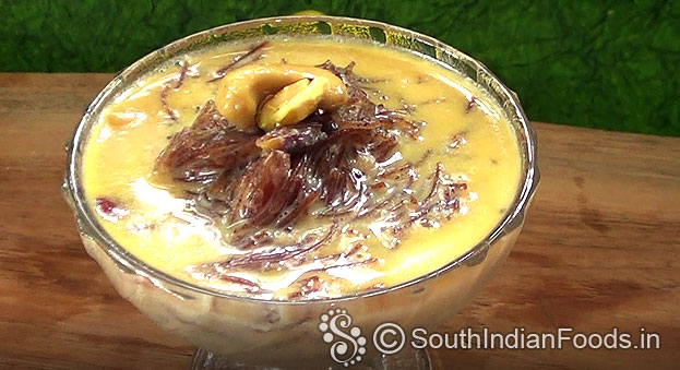 Ragi seviyan kheer is ready, serve hot or cool