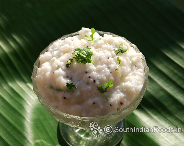 Curd rice for lunch is ready