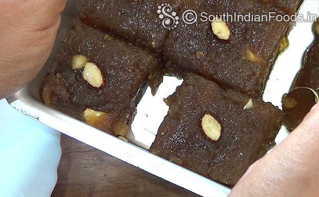 Delicious & healthy wheat milk with jaggery halwa ready, serve hot or cold