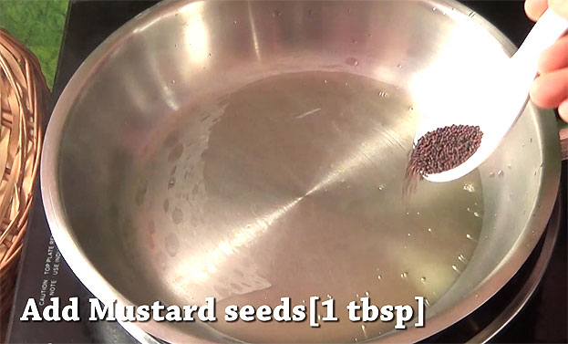Add mustard seeds