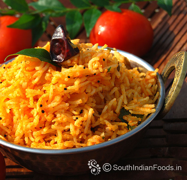 Tamil nadu style tomato rice