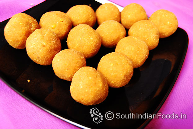 Instant bengal gram laddu