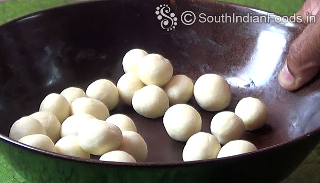 Gulab jamun balls are ready