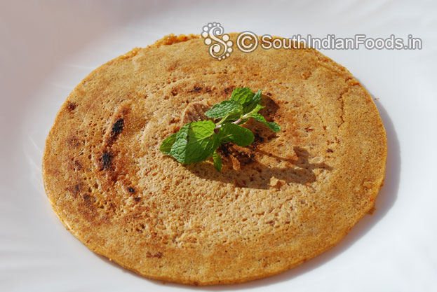 Healthy bajra lentil adai. Serve hot with grated jaggery, coconut chutney or avial