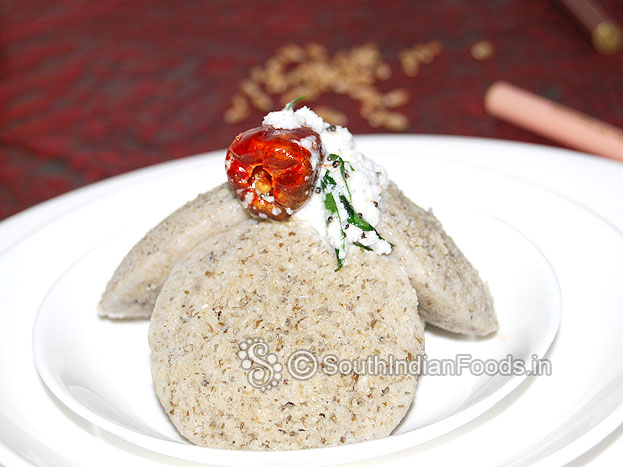 Kodo millet black urad dal idli