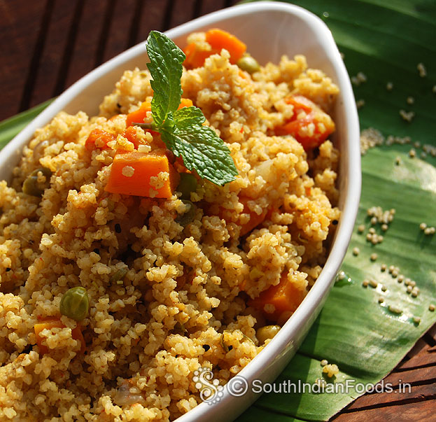 Samak rice upma