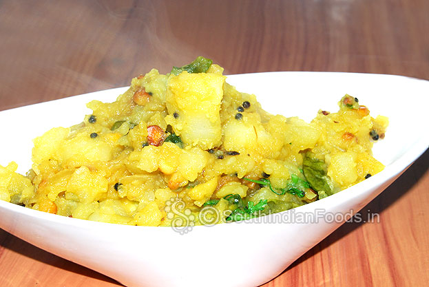 Potato masala for poori