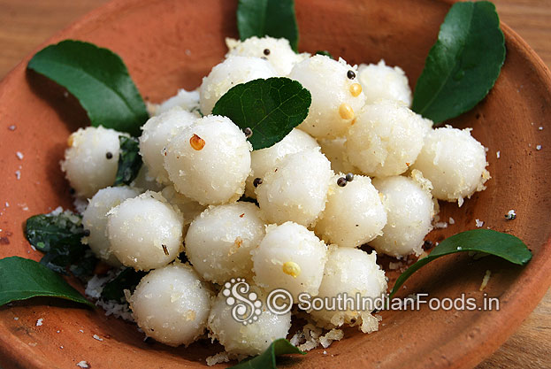 Rice flour mani kozhukattai