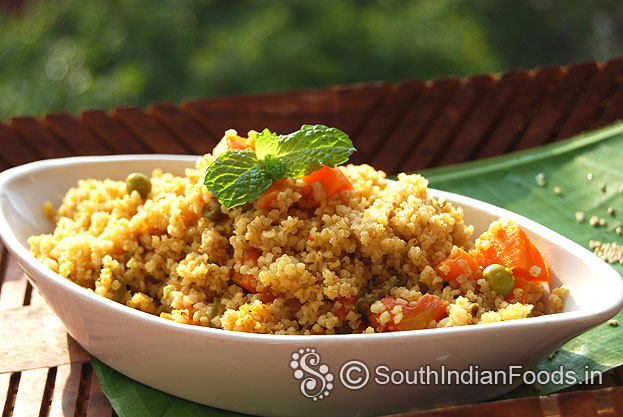 Saami rice upma