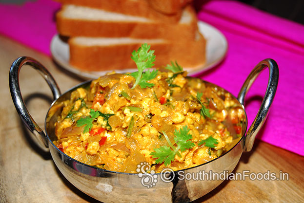 Simple paneer bhurji recipe