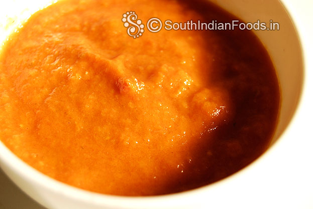 simple tomato coriander seeds chutney