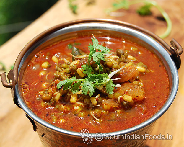 Delicious & healthy sambar ready, serve hot with rice, idli, dosa or uthappam
