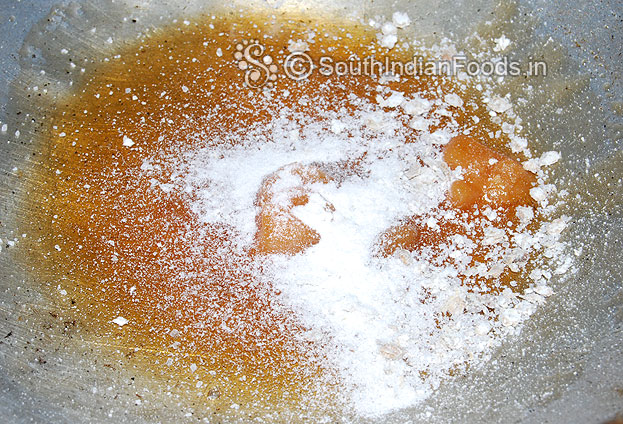 Add cardamom powder then cut off heat & let it cool