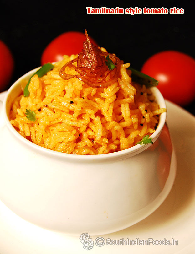 Tamilnadu style tomato rice