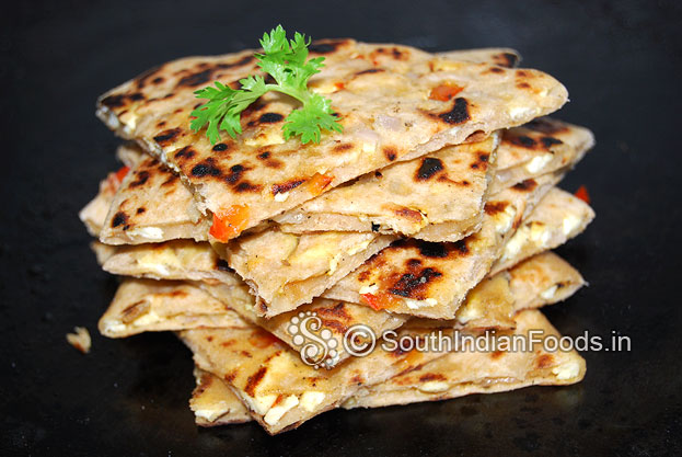 Tandoor paneer tikka paratha