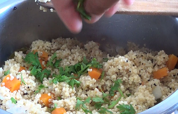 Add coriander leaves