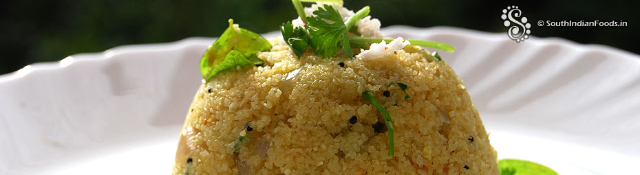 Bansi rava upma