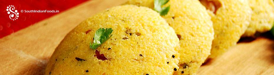 Corn rava idli