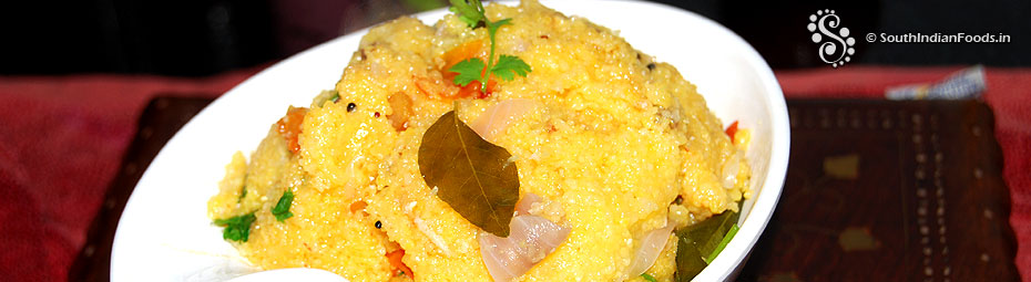 Cornmeal upma