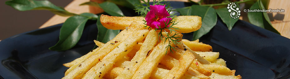 French fries double fry method-Crispy & simple