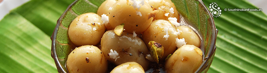 Kozhukattai payasam with jaggery